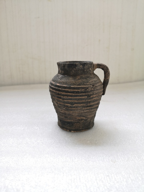 古玩陶瓷元代福建窯口小執壺拍賣,當前價格398元