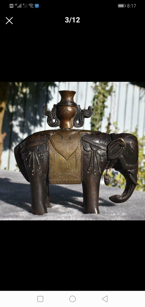 古玩銅器銅象拍賣，當前價格16800元