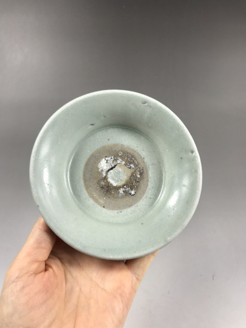 古玩陶瓷明代(己保真)龍泉粉青筆洗拍賣，當前價格3000元
