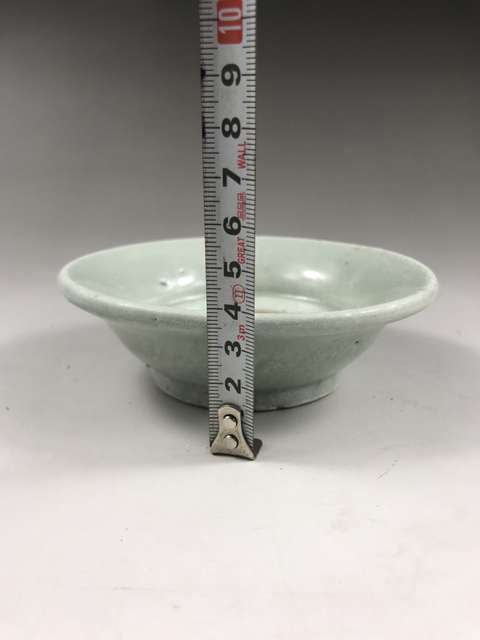 古玩陶瓷明代(己保真)龍泉粉青筆洗拍賣，當前價格3000元