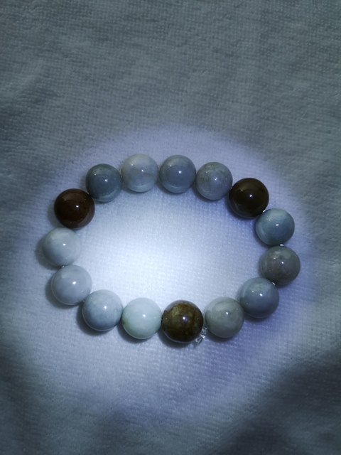 古玩玉器翡翠手串拍賣,當(dāng)前價(jià)格260元