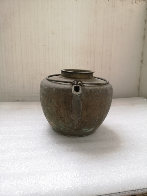 古玩銅器銅壺拍賣，當前價格580元
