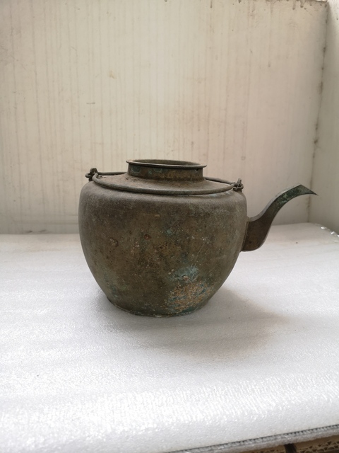 古玩銅器銅壺拍賣，當前價格580元