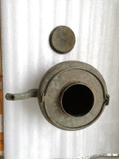 古玩銅器銅壺拍賣，當前價格580元