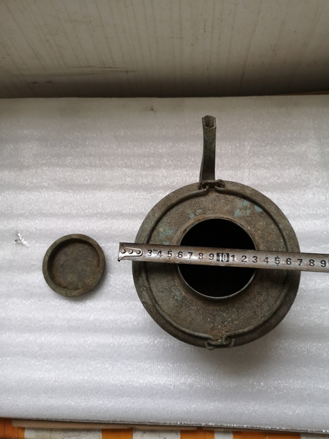 古玩銅器銅壺拍賣，當前價格580元