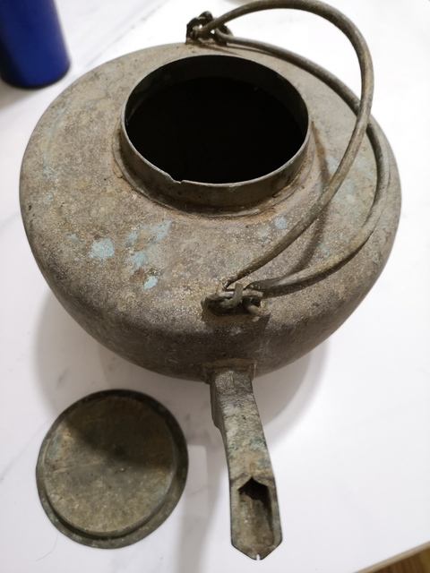 古玩銅器銅壺拍賣，當前價格580元