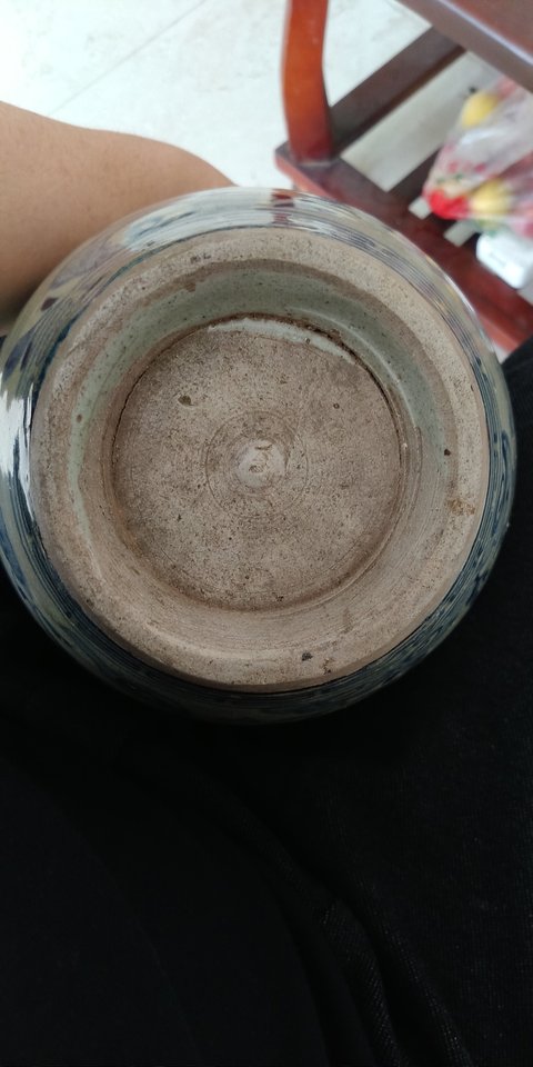 古玩陶瓷明代雙龍戲珠紋罐拍賣(mài)，當(dāng)前價(jià)格2880元