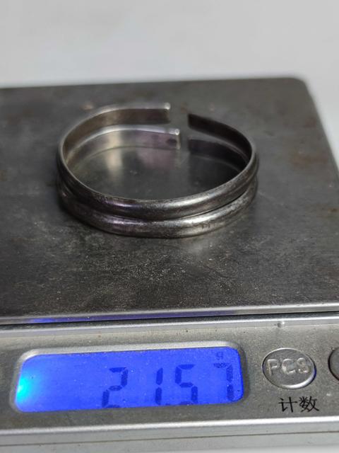 古玩雜項民國時期老的純銀手鐲拍賣，當前價格999元