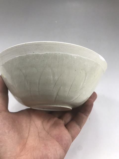 古玩陶瓷宋代影青刻蓮瓣雙魚紋碗拍賣，當前價格1999元