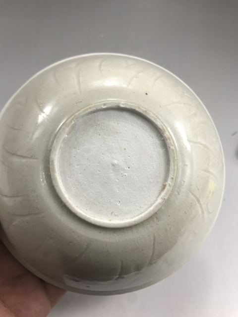 古玩陶瓷宋代影青刻蓮瓣雙魚紋碗拍賣，當前價格1999元
