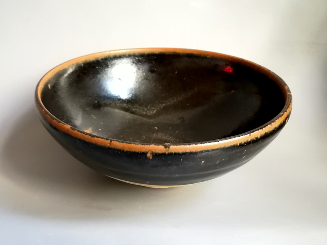 古玩陶瓷精品金元窯變黑釉盞拍賣,當(dāng)前價(jià)格1200元