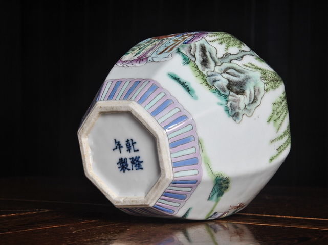 古玩陶瓷民國 極品細(xì)路粉彩進(jìn)京趕考人物故事紋八方罐拍賣,當(dāng)前價格3800元