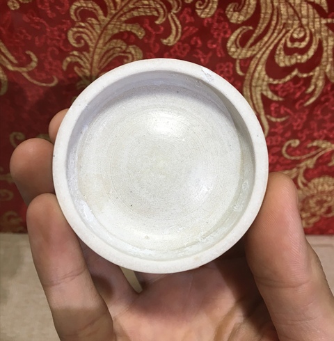 古玩陶瓷明早期青花花卉蓋盒拍賣，當前價格2666元