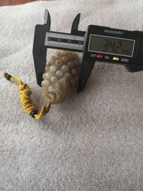 古玩玉器葡萄掛件拍賣，當前價格450元