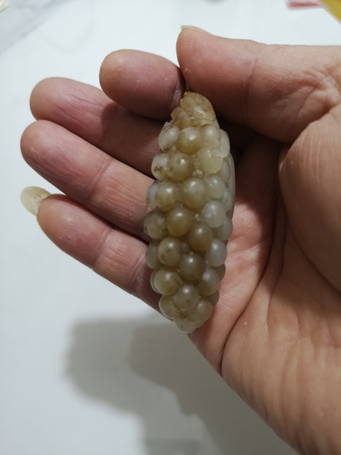 古玩玉器葡萄掛件拍賣，當前價格450元