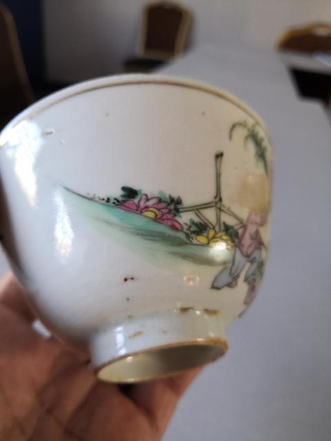 古玩陶瓷粉彩人物紋碗拍賣，當前價格260元