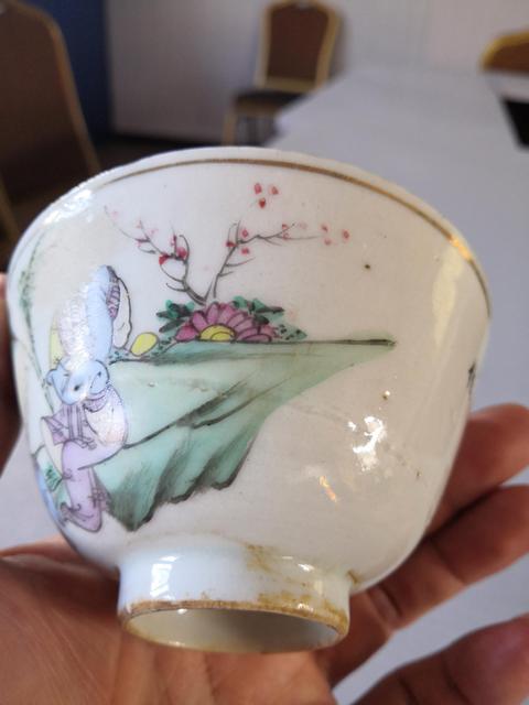 古玩陶瓷粉彩人物紋碗拍賣，當前價格260元