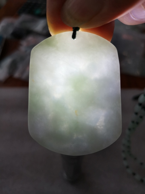 古玩玉器翡翠牌拍賣(mài),當(dāng)前價(jià)格398元