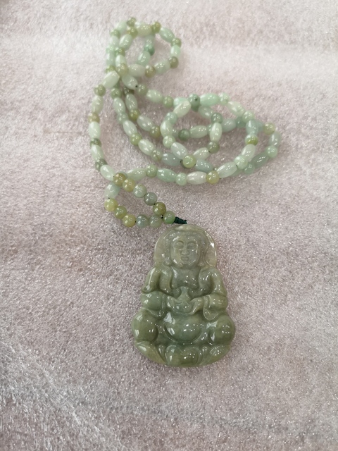 古玩玉器翠佛掛件拍賣，當前價格220元