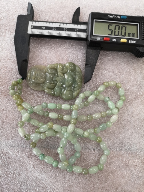 古玩玉器翠佛掛件拍賣，當前價格220元