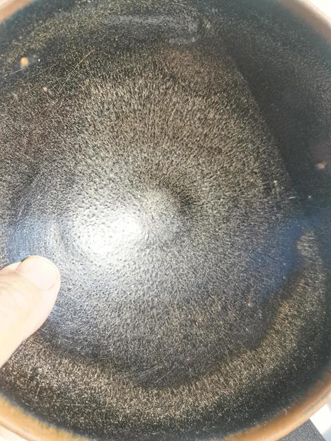 古玩陶瓷耀州窯建窯窯變兔毫釉大碗,金兔豪漂亮,帶鑒定證書拍賣,當前價格3888元