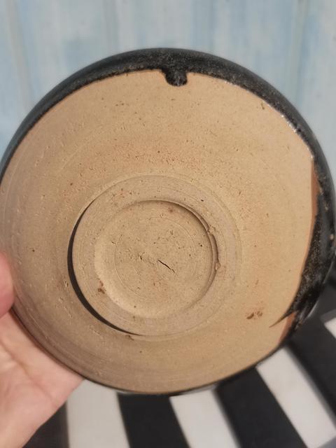 古玩陶瓷耀州窯建窯窯變兔毫釉大碗,金兔豪漂亮,帶鑒定證書拍賣,當前價格3888元