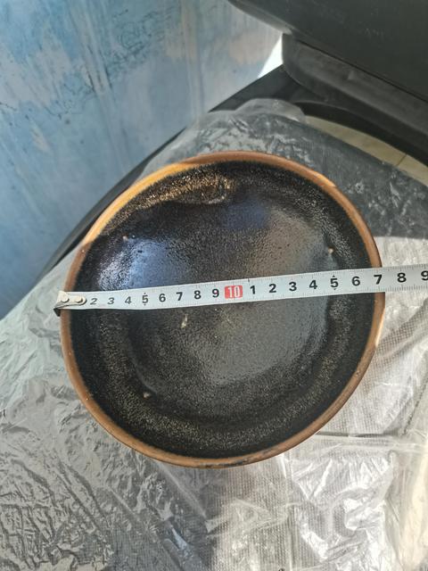 古玩陶瓷耀州窯建窯窯變兔毫釉大碗,金兔豪漂亮,帶鑒定證書拍賣,當前價格3888元
