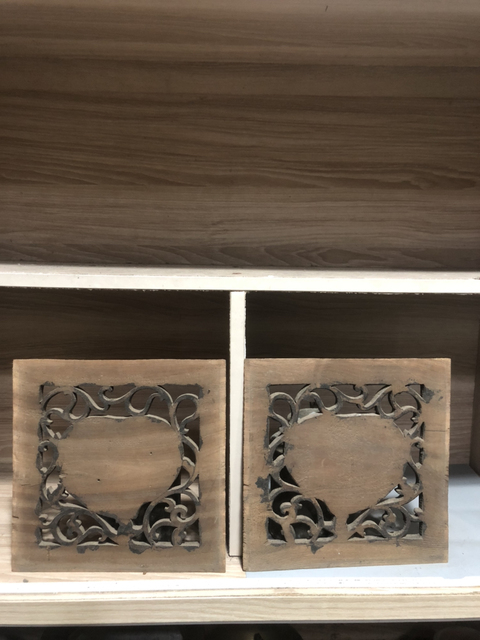 古玩陶瓷民國山水紋瓷板畫一對拍賣，當前價格666元