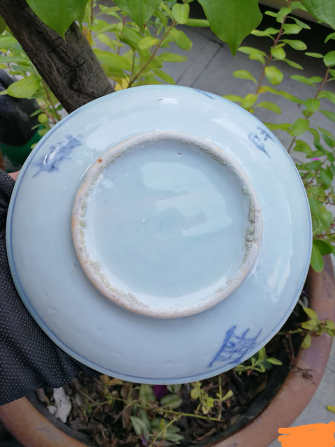 古玩陶瓷青花盤拍賣，當前價格400元