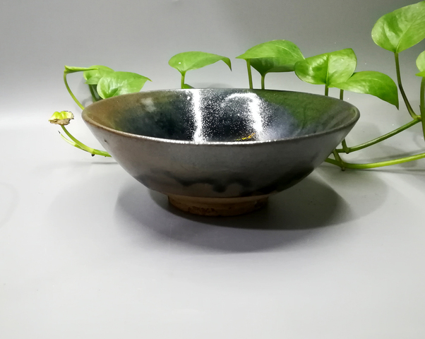 古玩陶瓷釉水肥美的窯變釉碗拍賣，當(dāng)前價(jià)格999元