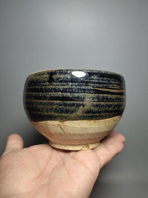 古玩陶瓷金元?兔豪釉缽拍賣，當前價格2000元