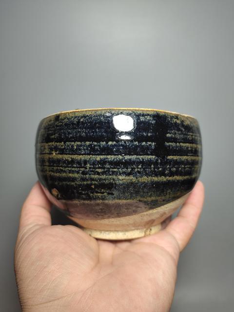 古玩陶瓷金元?兔豪釉缽拍賣，當前價格2000元