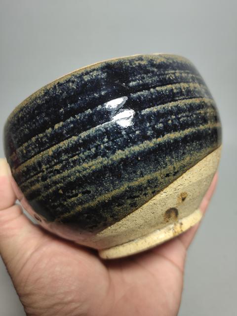 古玩陶瓷金元?兔豪釉缽拍賣，當前價格2000元