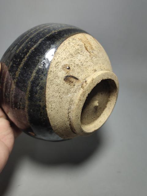 古玩陶瓷金元?兔豪釉缽拍賣，當前價格2000元