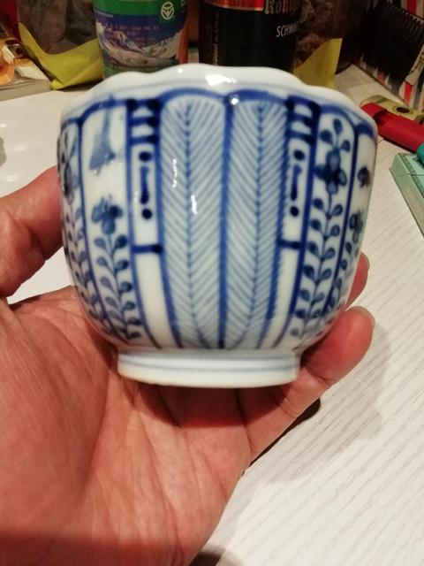 古玩陶瓷青花花口杯拍賣，當(dāng)前價(jià)格999元