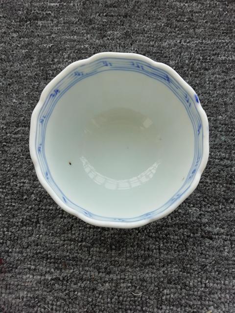 古玩陶瓷青花花口杯拍賣，當(dāng)前價(jià)格999元