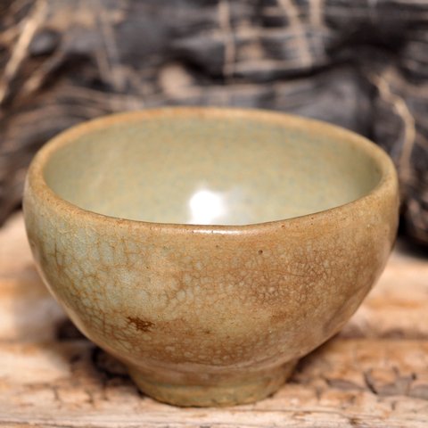 古玩陶瓷青釉杯拍賣，當(dāng)前價(jià)格2800元