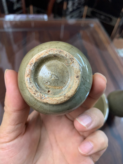 古玩陶瓷龍泉窯青釉三足爐拍賣,當(dāng)前價(jià)格26000元