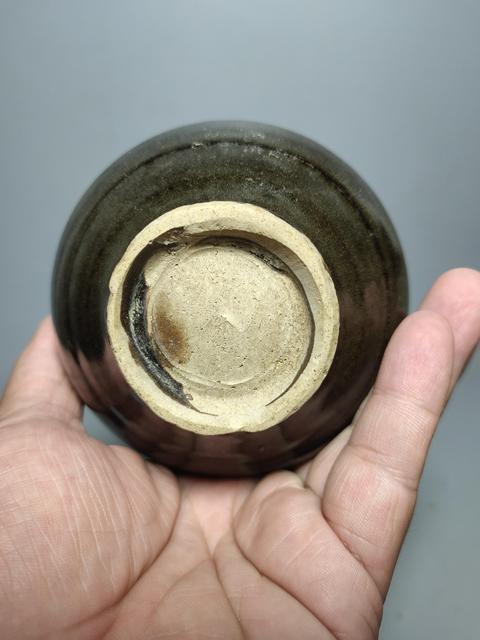 古玩陶瓷宋金耀州窯茶葉末釉茶入（茶器）拍賣，當前價格1999元