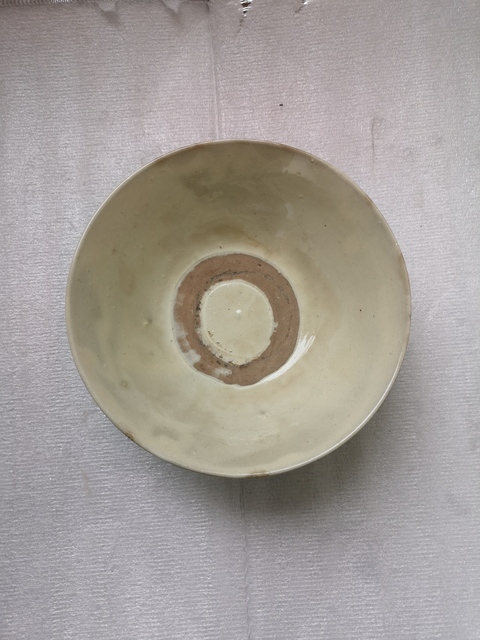 古玩陶瓷磁州窯系白釉唇口碗拍賣,當前價格450元