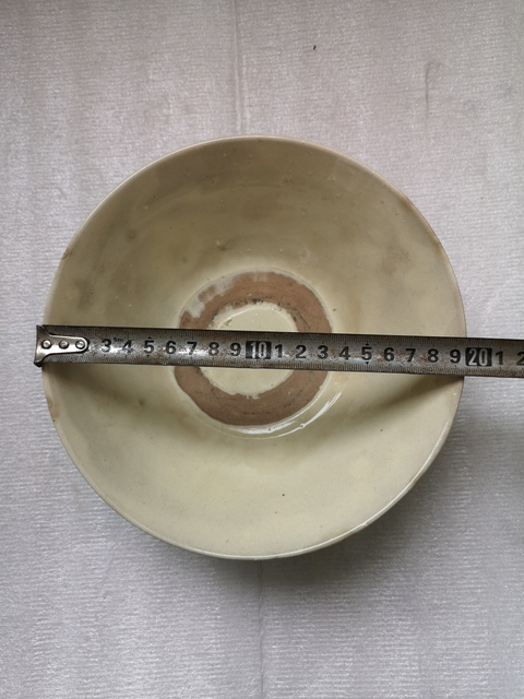 古玩陶瓷磁州窯系白釉唇口碗拍賣,當前價格450元