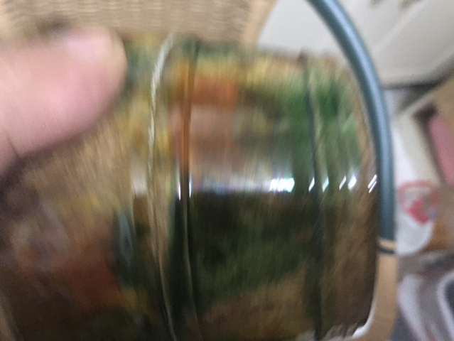 古玩陶瓷民國(guó).虎皮三彩蔗節(jié)罐拍賣，當(dāng)前價(jià)格1600元