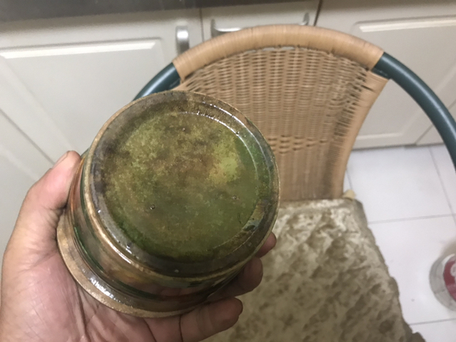 古玩陶瓷民國(guó).虎皮三彩蔗節(jié)罐拍賣，當(dāng)前價(jià)格1600元