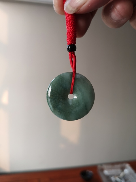 古玩玉器翠平安圈拍賣,當前價格150元