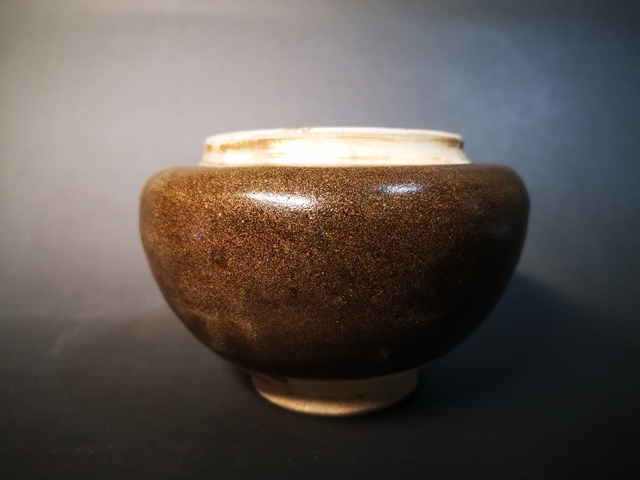 古玩陶瓷元代磁茶葉末釉罐拍賣，當(dāng)前價格500元