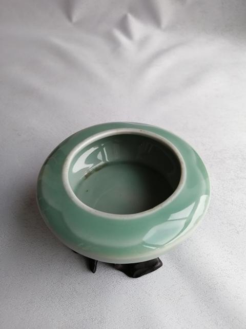 古玩陶瓷放漏 豆青釉水洗拍賣,當前價格880元