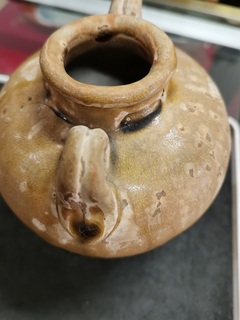 古玩陶瓷黃釉雙系罐拍賣,當(dāng)前價格4500元