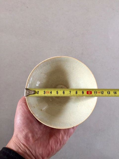 古玩陶瓷景德鎮窯系青白釉斗笠盞拍賣，當前價格2800元