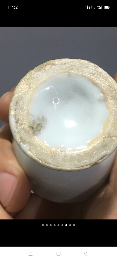 古玩陶瓷德化白瓷貼塑梅花高足杯【鴿子勿擾】拍賣,當前價格499元