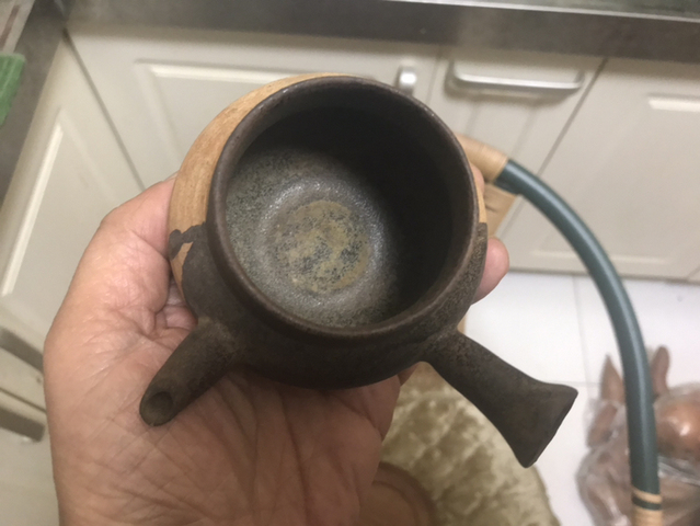 古玩陶瓷元·醬釉注壺拍賣,當(dāng)前價格600元